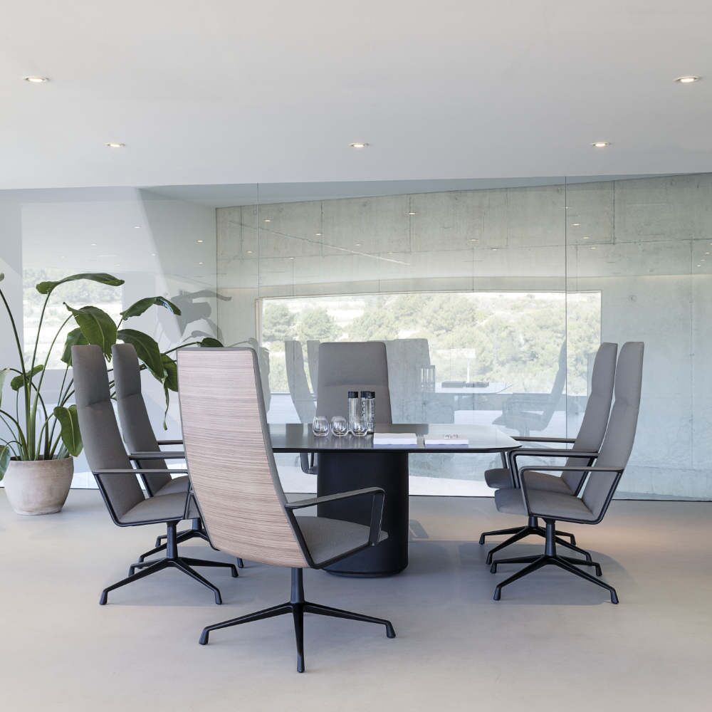 solid conference table | andreu world - image 7
