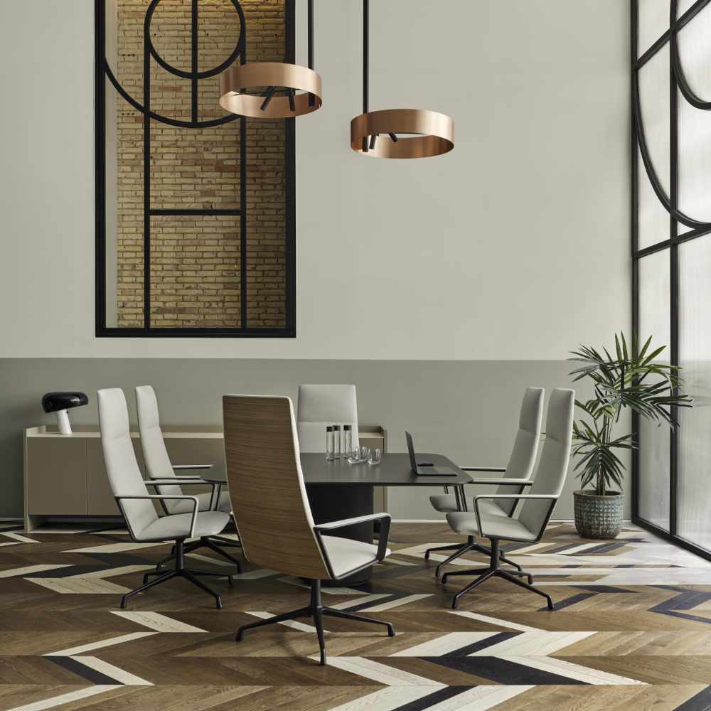 solid conference table | andreu world - image 2