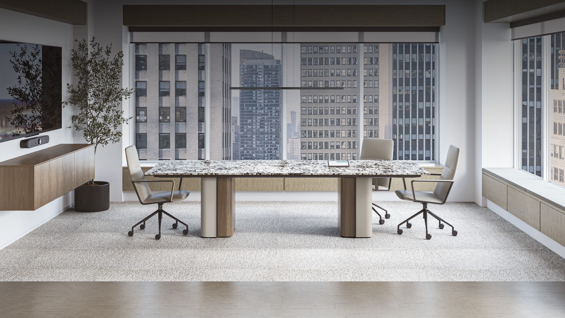 nucraft flow conference table new bases 2025