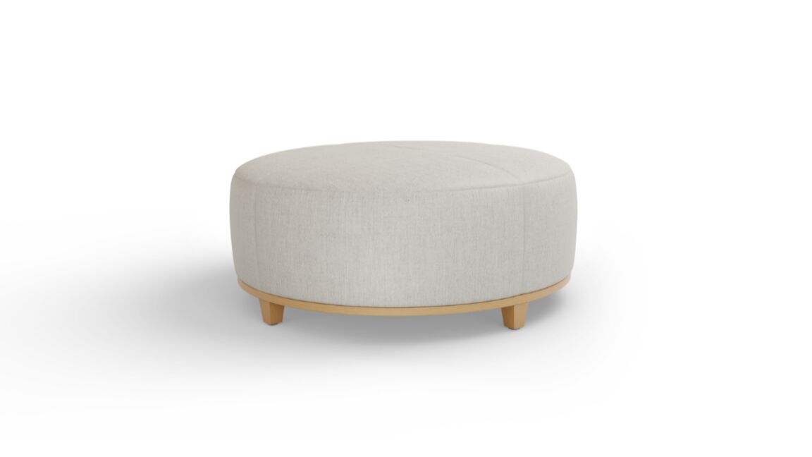 large circle ottoman
