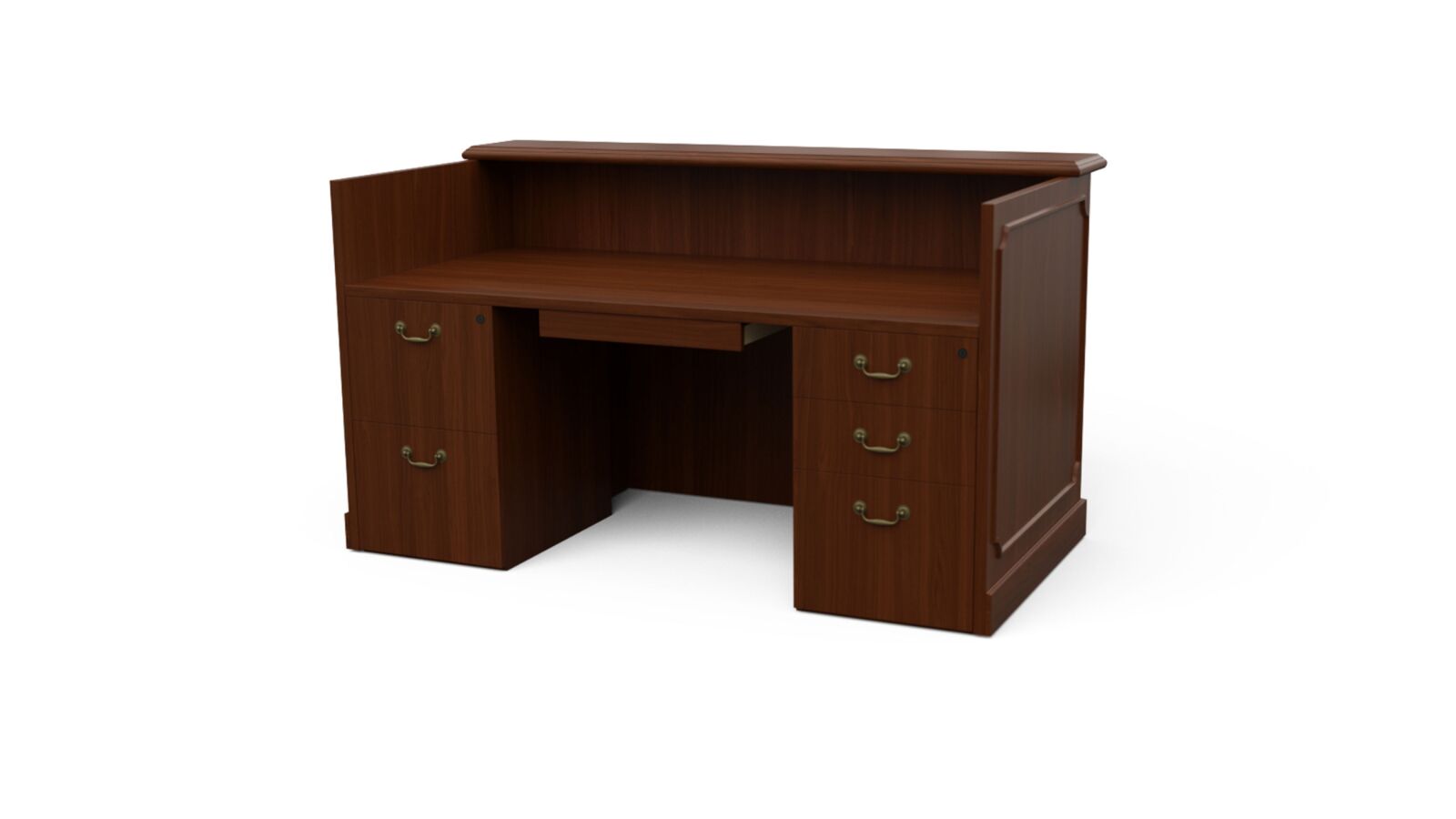 cameo reception desk | indiana furniture - image 2