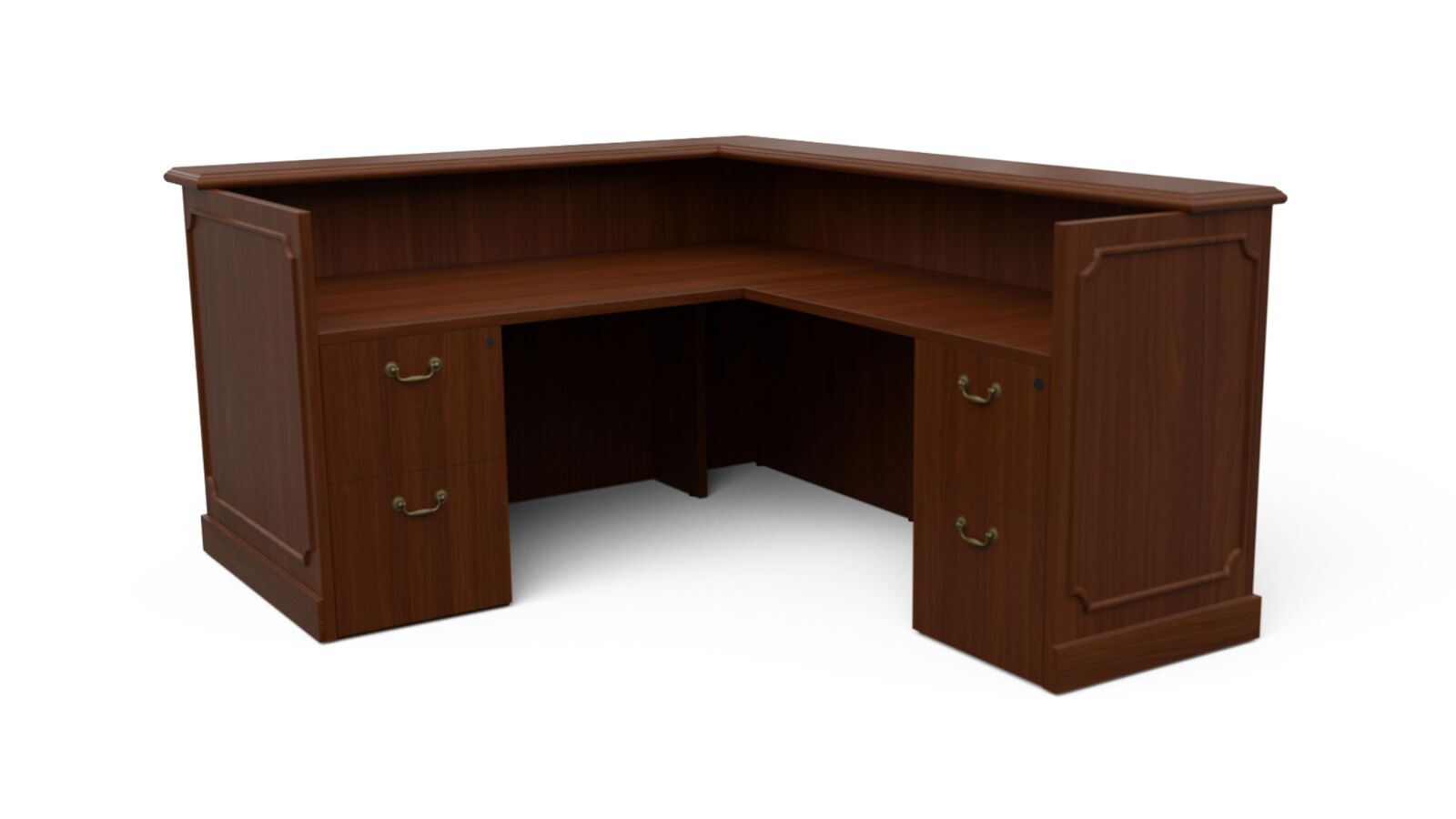 cameo reception desk | indiana furniture - image 3