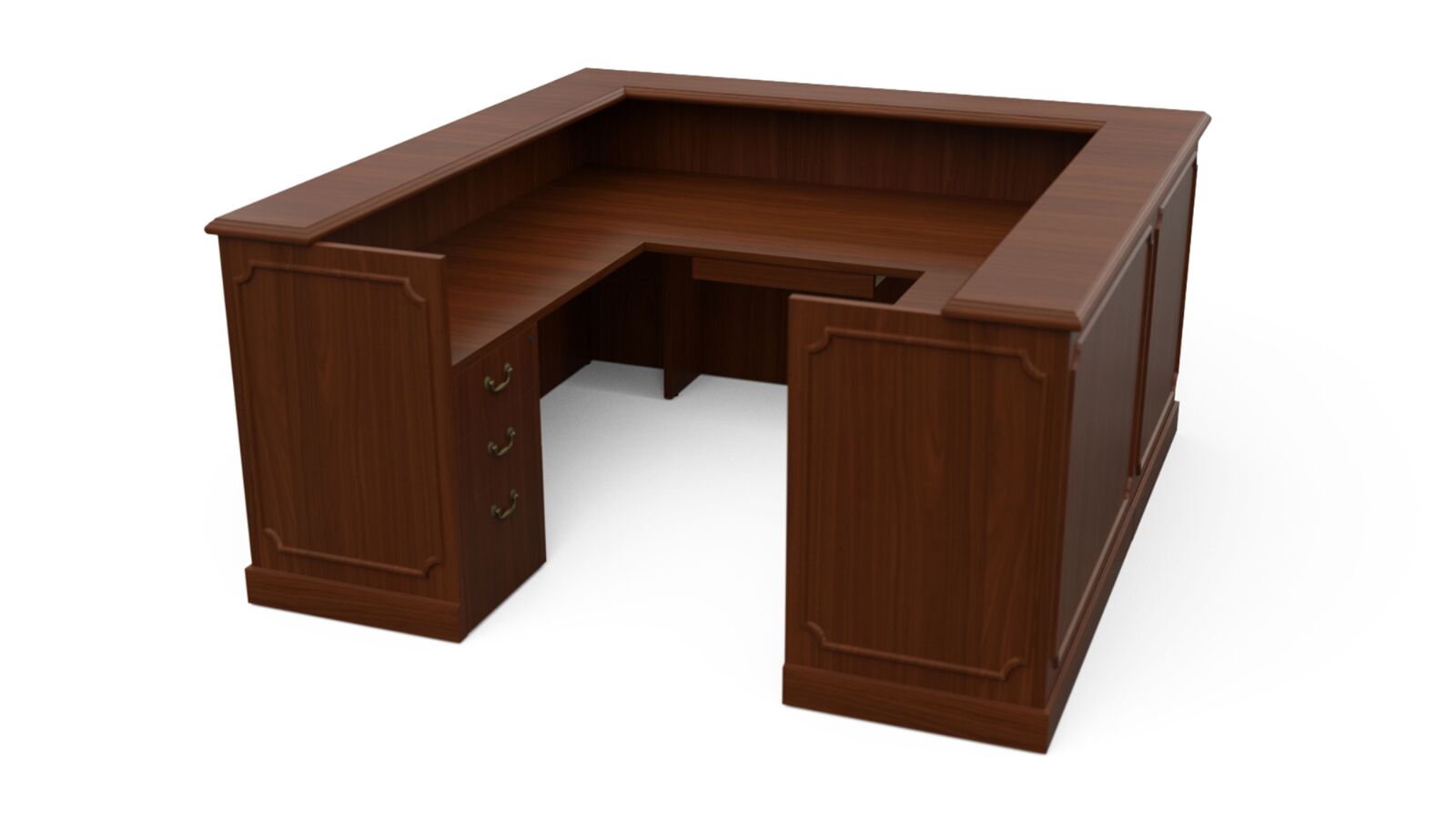 cameo reception desk | indiana furniture - image 4